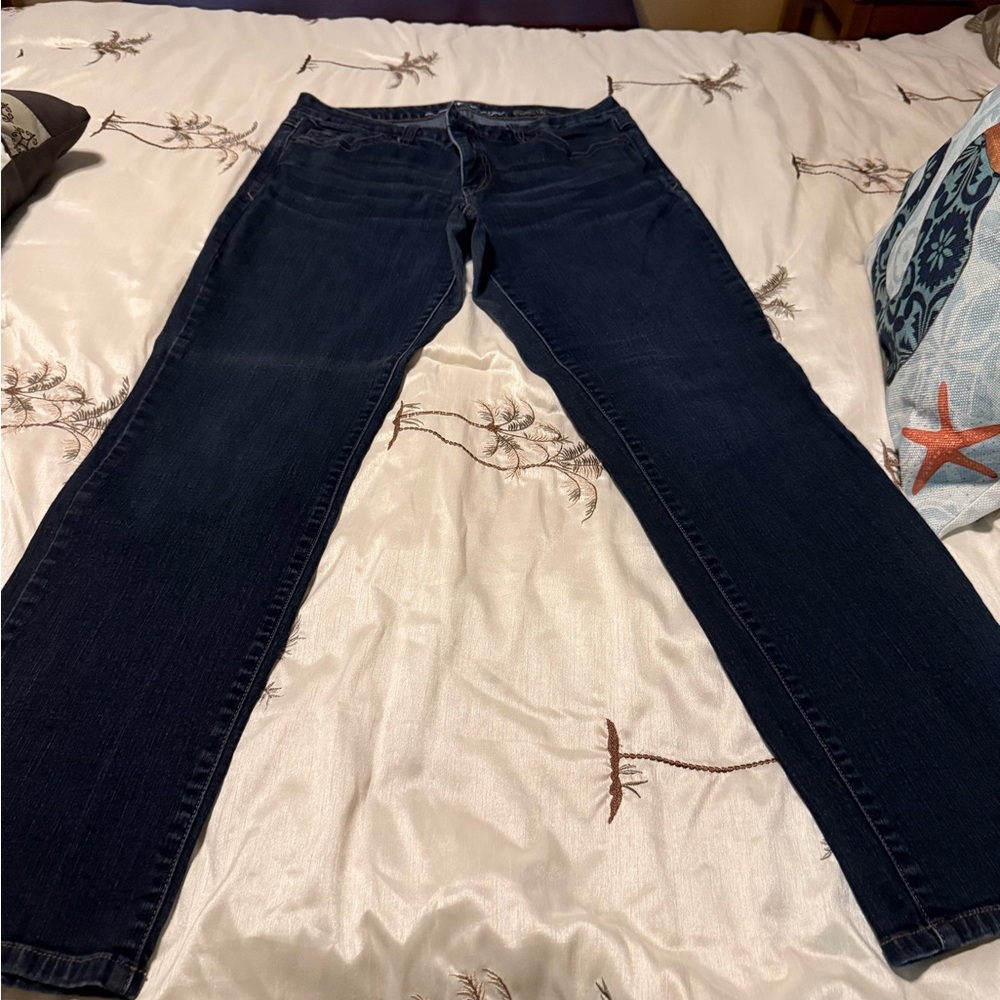 INC International Concepts Dark Blue Skinny Jeans